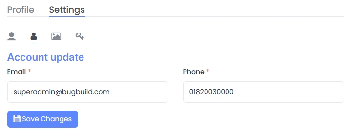Account Info Update