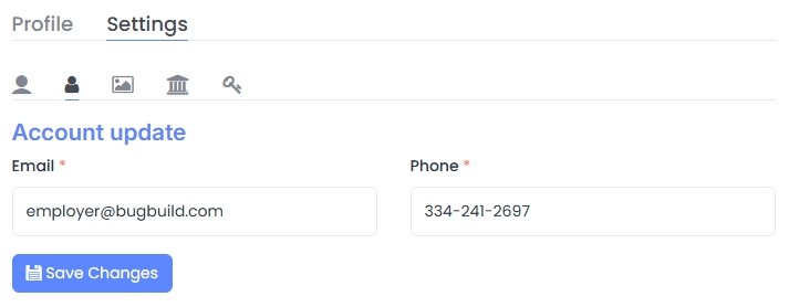 Email & Phone Update
