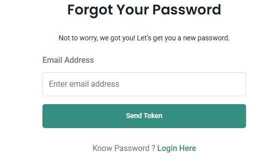 Forgot Password