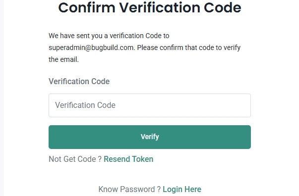 Verify Code